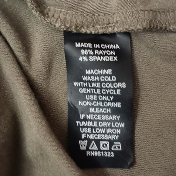 Vince Camuto Summer Safari Lace Up Top - Picture 5 of 5